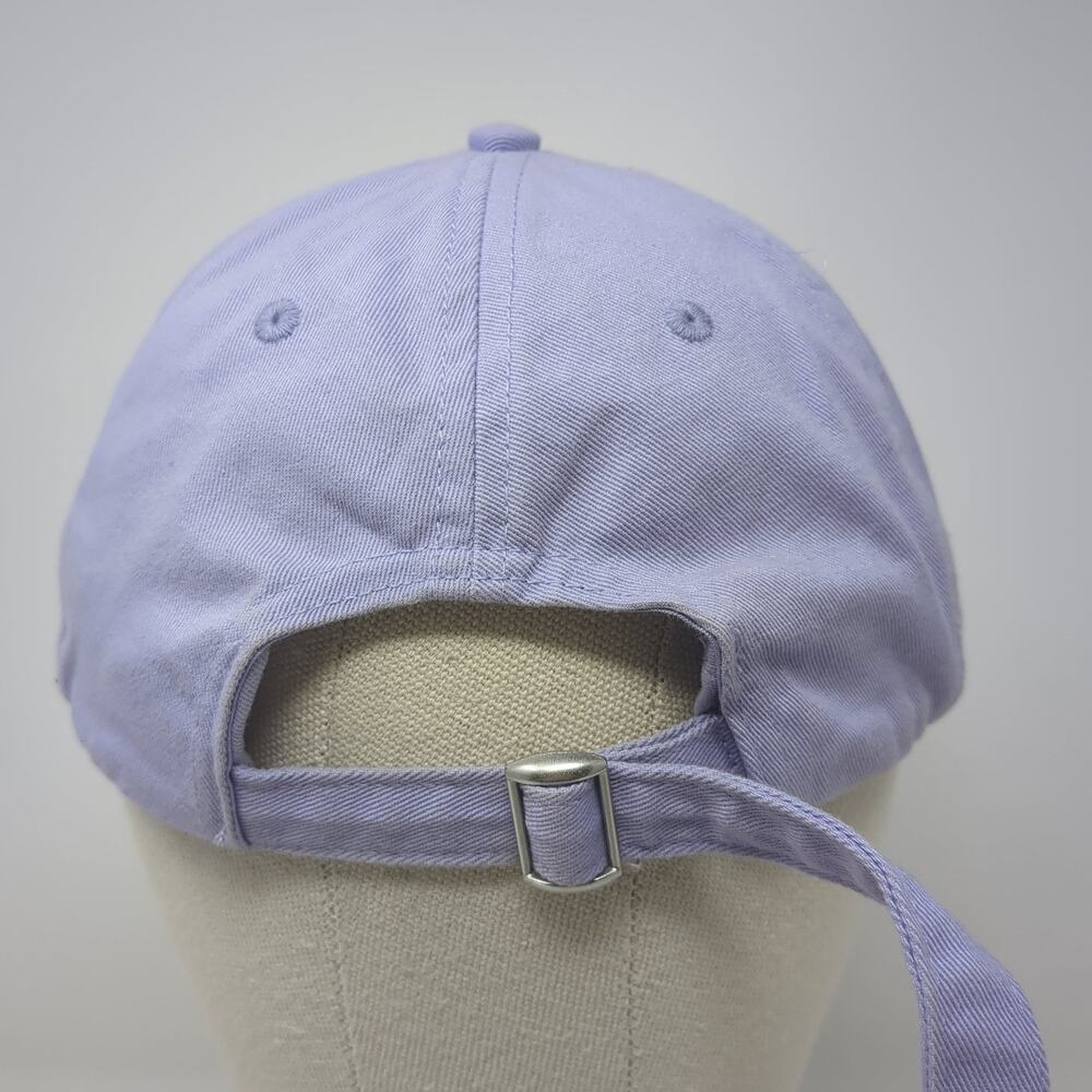 Reversed Slideback Baseball Cap Solid Purple One … - image 6